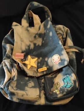 NWT Justice  Denim Backpack